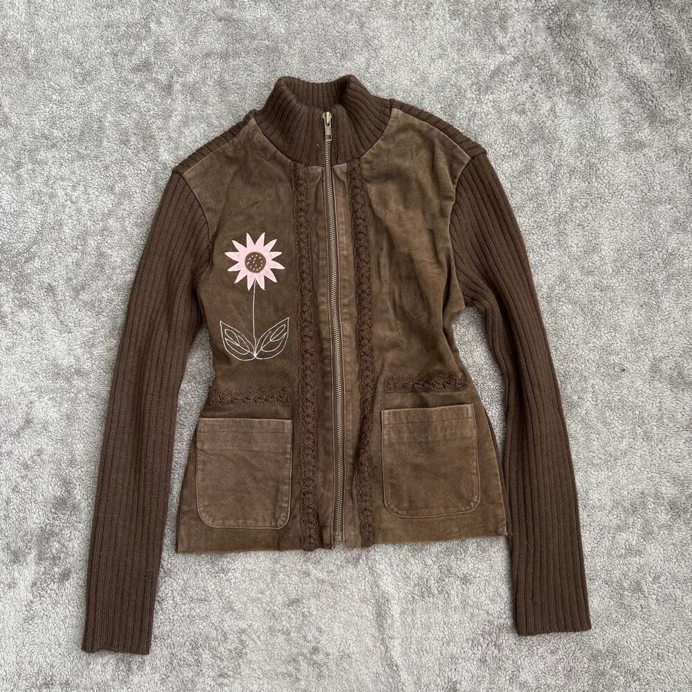 Paraphrase Brown leather jacket